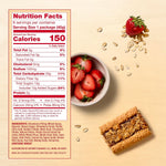 Nature's Bakery Oatmeal Crumble Bars, Strawberry, Real Fruit, Vegan, Non-GMO, 6 Boxes With 6 Packs, 36 Count
