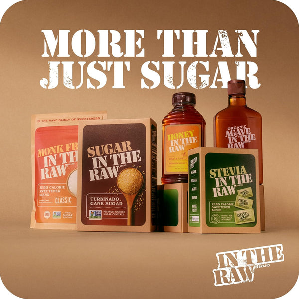 Sugar In The Raw Turbinado Cane Sugar Packets, 200 Ct Box, Pure, Non-GMO, Kosher, Vegan