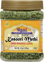 Rani 100% Natural Kasoori Methi Dried Fenugreek Leaves 1oz (28g) PET Jar Vegan Gluten Friendly