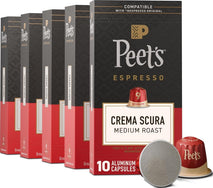 Peet's Coffee Espresso Capsules for Nespresso Original Machine