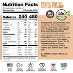 Lenny & Larry's Protein Cookies, Peanut Butter Chocolate Chip, 16g Plant Protein, 10g Fiber, Soft-Baked, Vegan, Non-GMO, 4oz, Pack of 12