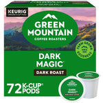 Green Mountain Coffee Roasters Dark Magic Keurig Single-Serve K-Cup Pods, Dark Roast Coffee, 72 Count
