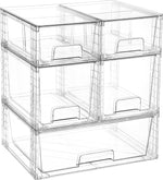 Vtopmart Stackable Storage Drawers for Bathroom and Home Organization