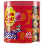 Chupa Chups 'Best Of' Lollipop Assortment, 5 Flavors, Individually Wrapped for Kids and Parties