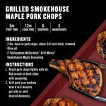 McCormick Grill Mates Smokehouse Maple Seasoning, 3.5 Oz, Bold Blend of Garlic, Onion, Maple Syrup, and Brown Sugar