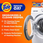 Tide Washing Machine Cleaner with Oxi for Front and Top Loader Washer Machines, 7 Month Supply