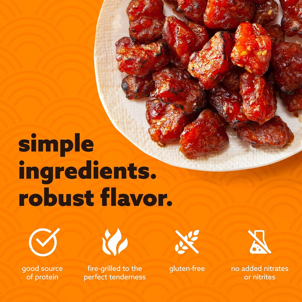 Golden Island Korean BBQ Variety Pack with 15 Pack of Pork Snack Bites and Jerky