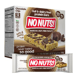 No Nuts! Chocolate Chip Protein Bars, 100% Nut-Free, Vegan, Gluten-Free, Non-GMO, Organic, Kosher, 12 Count