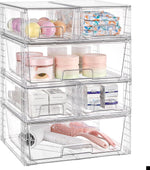 Vtopmart Stackable Storage Drawers for Bathroom and Home Organization