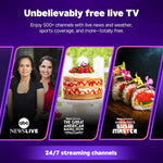 Roku Streaming Stick 4K - HDR & Dolby Vision Roku Streaming Device for TV with Voice Remote & Long-Range Wi-Fi - Free & Live TV
