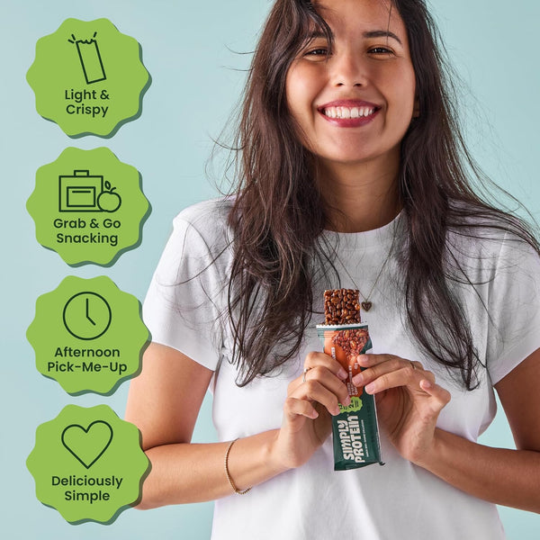 Simply Protein Crispy Vegan Protein Bars Variety Pack