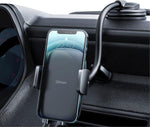 Qifutan Cell Phone Holder for Car Mount with Long Arm and Anti-Shake Stabilizer