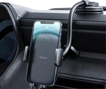 Qifutan Cell Phone Holder for Car Mount with Long Arm and Anti-Shake Stabilizer
