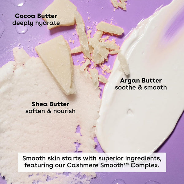 eos Vanilla Cashmere Lip Butter - 0.35 fl oz, shea butter, plumping peptides, softening lip moisturizer