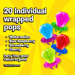 Bulk candy variety pack with assorted flavors and individually wrapped lollipops
