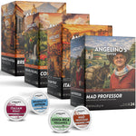 Angelino's Coffee Breakfast in Antigua Coffee Pods, 24 Count, Medium Roast, Guatemalan Blend, K Cup Compatible for Keurig