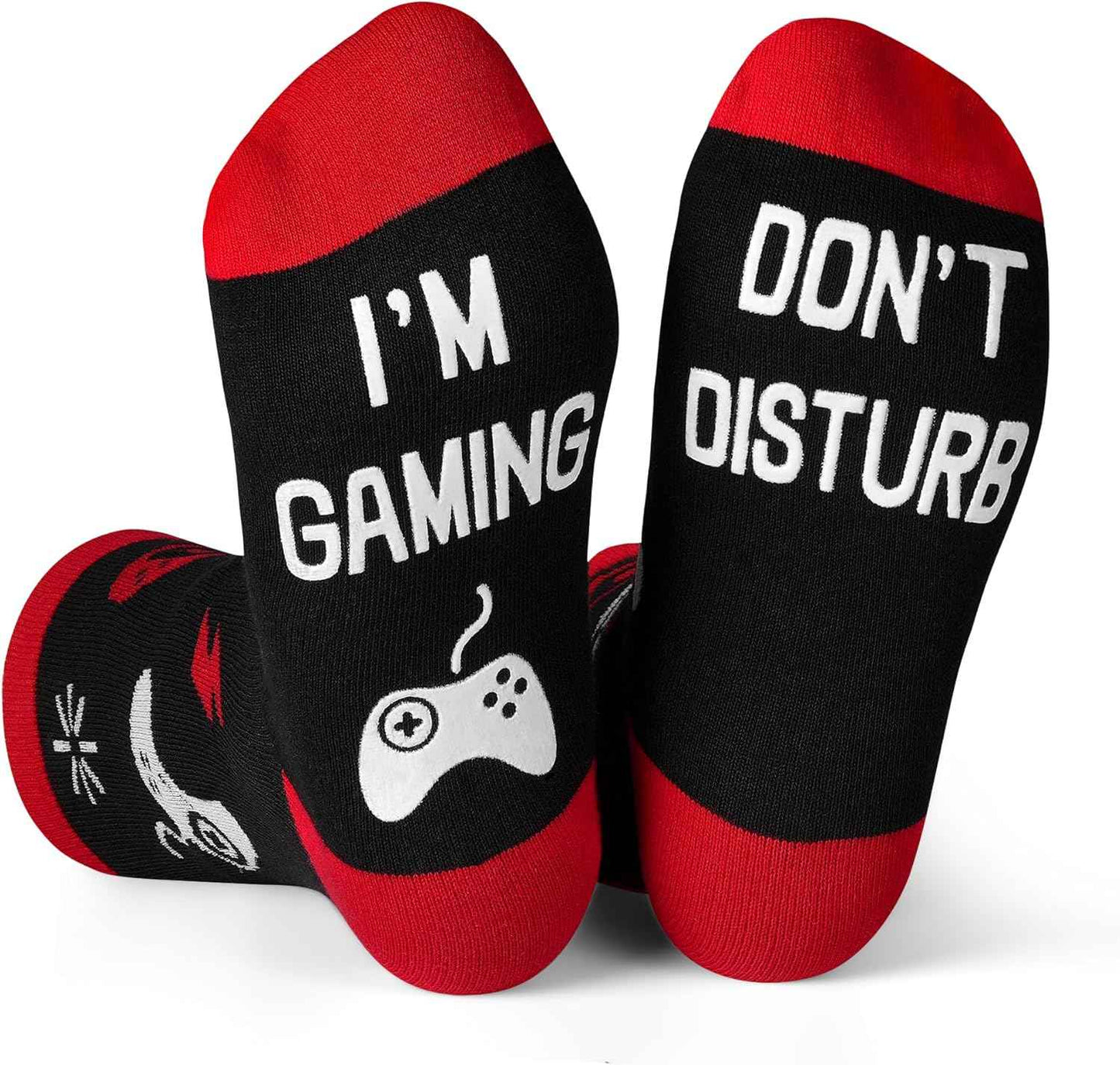 Do Not Disturb I'm Gaming Socks,Men Gifts for Men Teen Boys Dad Him Son Fathers,Valentines Day Mens Gifts for Him Kids