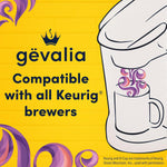 Gevalia Dark Royal Roast Dark Roast K-Cup Coffee Pods, 22-count box, Keurig compatible
