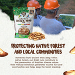 Brazil Nuts, 15 oz, Raw, Unsalted, Kosher, Organic, Vegan, Gluten Free, Harvested in Amazon Rainforest