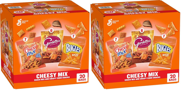 Classic Mix Snack Variety Pack with Bugles and Chex Mix