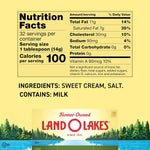 Land O Lakes Salted Butter Half Sticks, Made With Sweet Cream and Salt, 8 Half Butter Sticks, 1 lb Pack