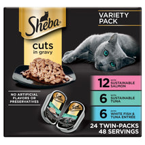 sheba-perfect-portions-wet-cat-food-cuts-in-gravy-sustainable-salmon-tuna-white-fish-and-tuna-entree-2-6-oz-twin-pack-trays-24-count-48-servings