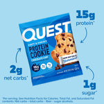 Quest Nutrition Chocolate Chip Protein Cookies, 15g Protein, 12 Count