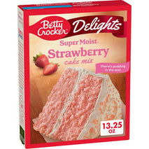 betty crocker strawberry super moist cake mix 13.25 oz