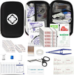 276PCS First Aid Kit Home Car Camping Hiking Emergency Supplies Small Compact Lovely Bag for School Outdoor, Basic Outdoor Essentials Survival Kit for Travel AMORNING