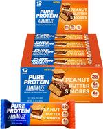 Pure Protein Choco Chip Sandwich Bars, 20g Protein, 12 Count, High Protein Snack