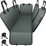 Mancro Dog Car Seat Cover for Back Seat, 2025 Upgraded 600D Heavy Duty Waterproof & Scratch-Resistant Dog Hammock for Car, Back Seat Pet Cover for Dogs with Sedan, Trucks and SUVs, Standard, Black