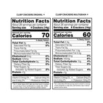 club original and multigrain crackers, variety pack, 2.506lb case, 3 boxes, kosher dairy, wheat and soy ingredients