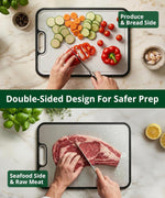 Titanium Cutting Board for Kitchen, Double Sided, 15" x 10.3"