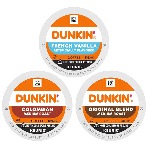 Dunkin Original Blend Coffee K-Cup Pods 10 Count Boxes Pack of 6