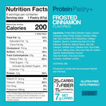 Legendary Foods 22g Protein Pastry, Frosted Cinnamon, Low Carb, Gluten Conscious, Keto Snack, 8 Pack
