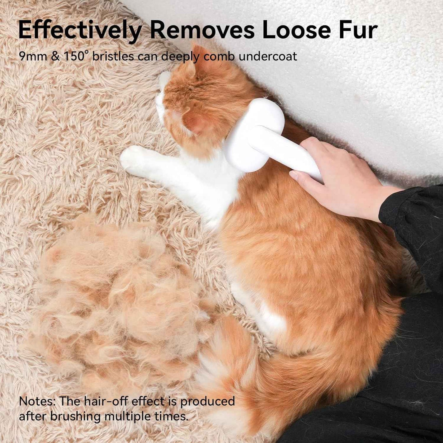 Aumuca Cat Brush for Shedding, Cat Brushes for Indoor Cats, Cat Brush for Long or Short Haired Cats, Cat Grooming Brush Cat Comb for Kitten Rabbit Massage Removes Loose Fur