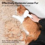 Aumuca cat brush for shedding and grooming indoor cats with long or short hair