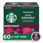 Starbucks K-Cup Coffee Pods, Dark Roast, 60 Count, Keurig Compatible