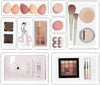 10-piece makeup drawer organizer set with clear plastic trays