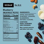 RXBAR Blueberry Protein Bars, 22oz Box, 12 Count, Gluten Free