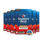 Seattle's Best Coffee, Medium Roast K-Cup Coffee Pods, Breakfast Blend, 100% Arabica, 6 Boxes