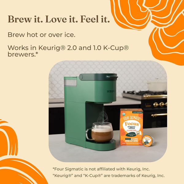 Four Sigmatic Mushroom Coffee K-Cups with Lion's Mane and Yacon