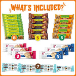 Bulk Granola Bars Variety Pack for Office Snacks and Breakfast