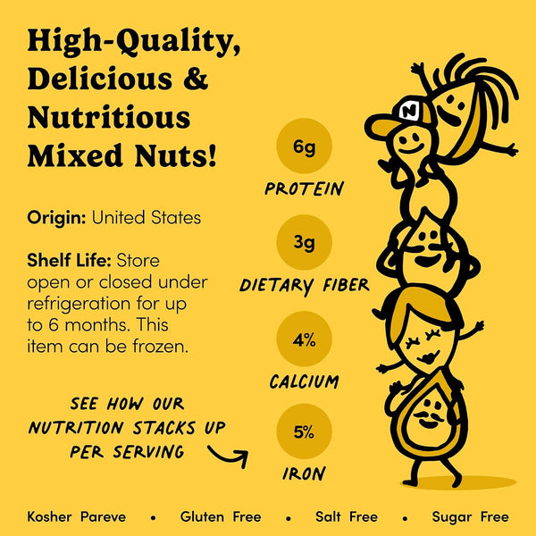 Mixed nuts in shell assortment, 2 pounds, premium walnuts, almonds, hazelnuts, pecans, and Brazil nuts