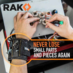 RAK Magnetic Wristband Gifts for Men - Premium Tool Belt for Holding Screws Nails with Powerful Magnets, Cool Gadgets Stocking Stuffers for Men, Holiday for Dad, Husband, Grandpa, Him