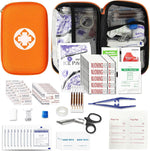 276PCS First Aid Kit Home Car Camping Hiking Emergency Supplies Small Compact Lovely Bag for School Outdoor, Basic Outdoor Essentials Survival Kit for Travel AMORNING