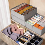 12 pack fabric drawer organizer with 116 cells for storage and closet organization