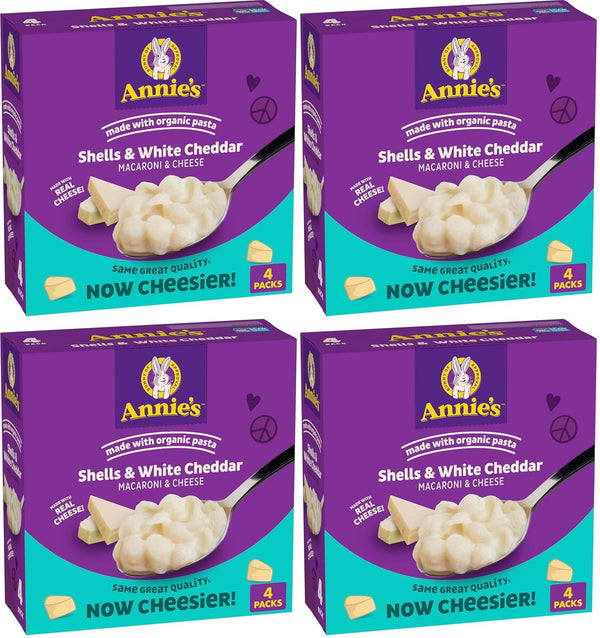 Annie's Organic Shells and White Cheddar, 6 oz, Pack of 12