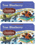 Celestial Seasonings Herb Tea True Blueberry 20 Bag Pack of 2