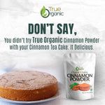 True Organic 1 lb Pure Ceylon Cinnamon Powder, Premium Grade, Gluten Free, USDA & Kosher Certified